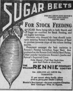 Publicité parue dans le journal "The Equity" le 2 avril 1925